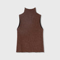 Retori Windows Turtleneck Chocolate, Clay And Iris - Knitwear - Luxury Sweaters for Women