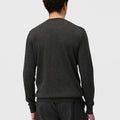 Retori Side Argyle Detail Crewneck Anthracite - Knitwear - Luxury Sweaters for Men and Women - Back Man