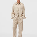 Retori Shirt Jacket Natural - Ready To Wear - Luxury Overshirts for Men - Full Model