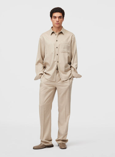 Retori Shirt Jacket Natural - Ready To Wear - Luxury Overshirts for Men - Full Model