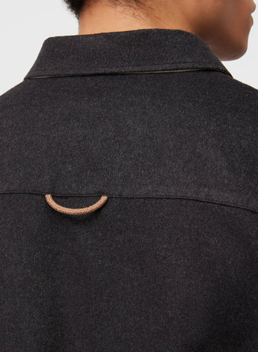 Retori Shirt Jacket Anthracite - Ready To Wear - Luxury Overshirts for Men - Detail