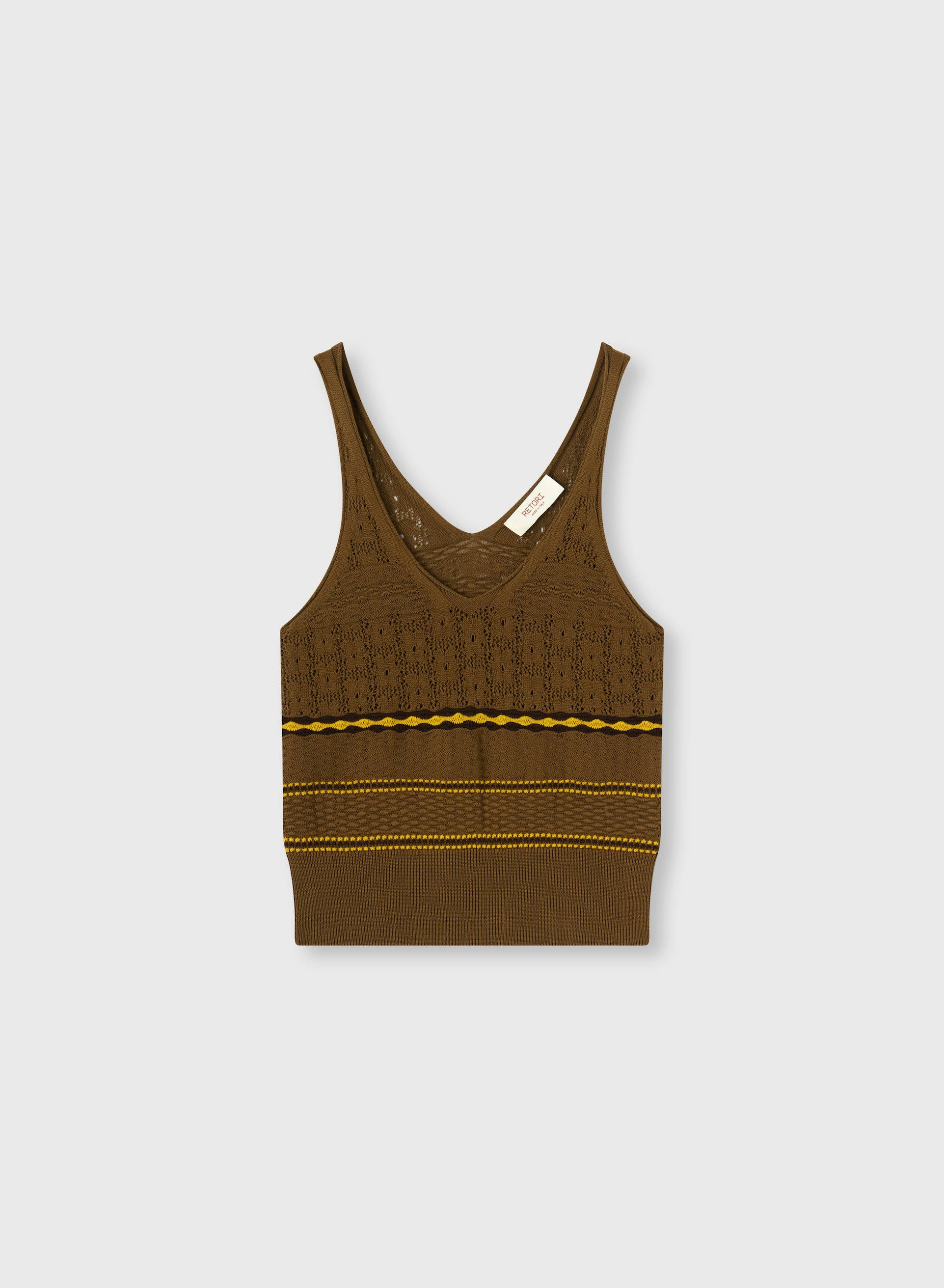 TOP IN MAGLIA MIX PUNTI