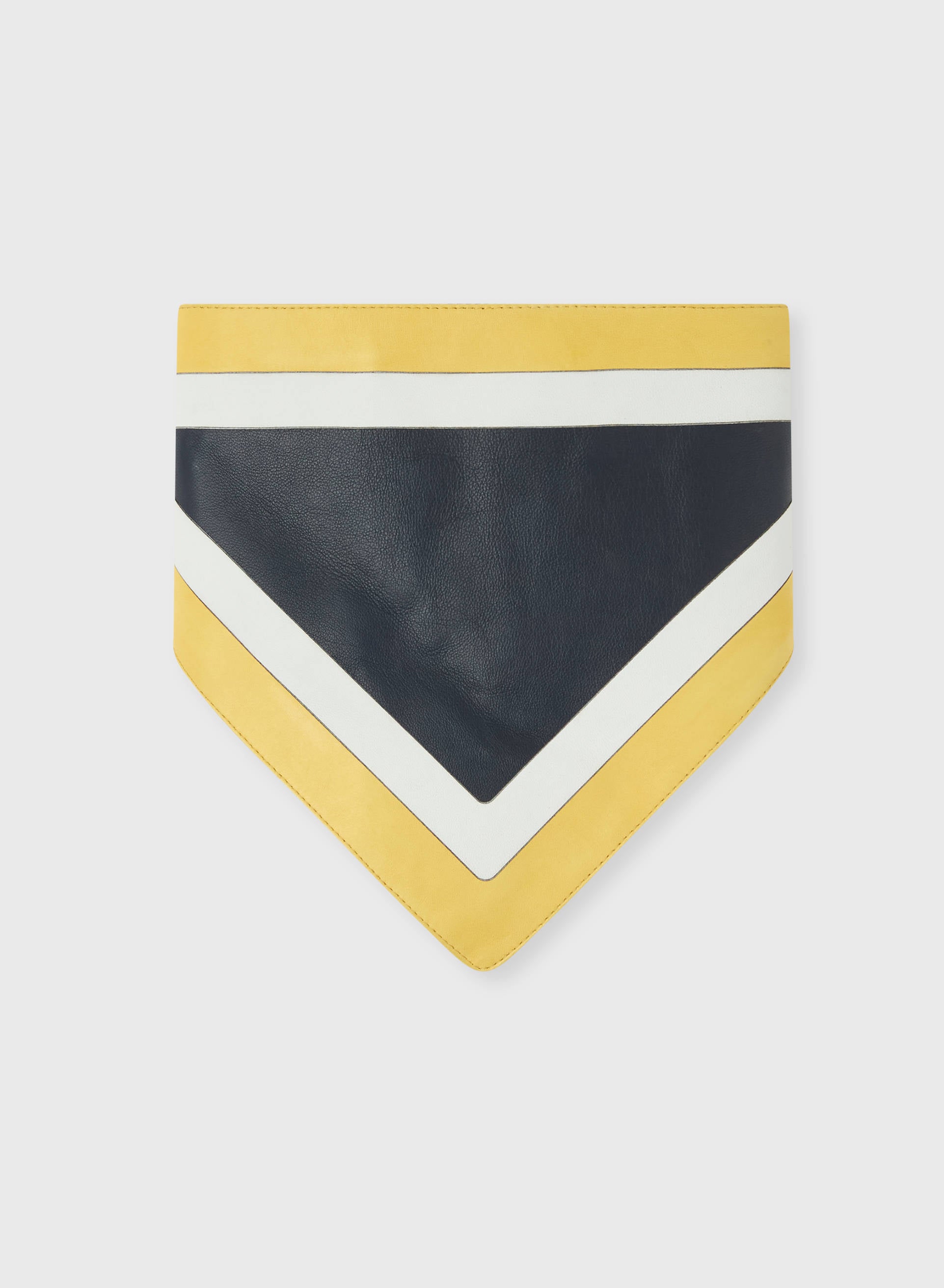 COLOR BLOCK BANDANA SCARF