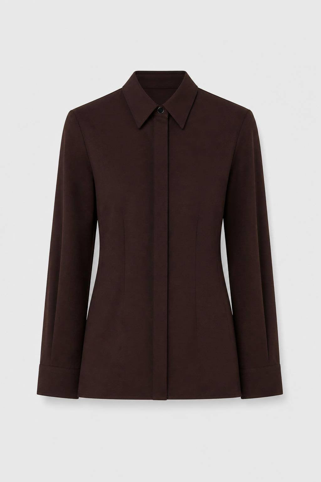 FITTED WOOL SHIRT