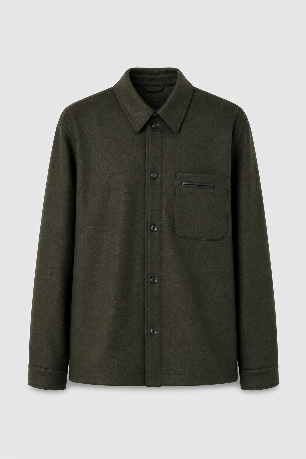 LIGHT PADDED FLANNEL OVERSHIRT