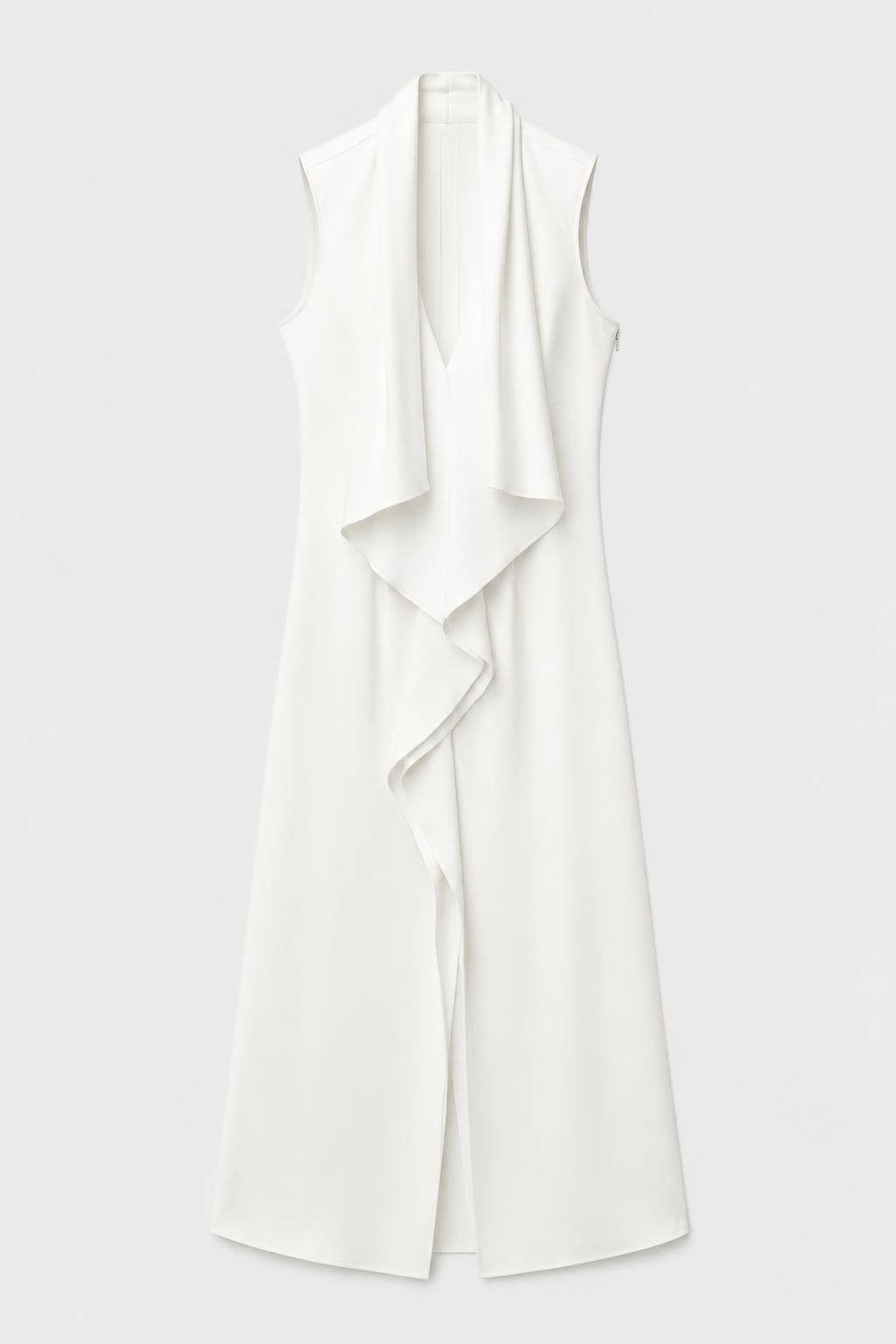 SATIN MIDI DRESS