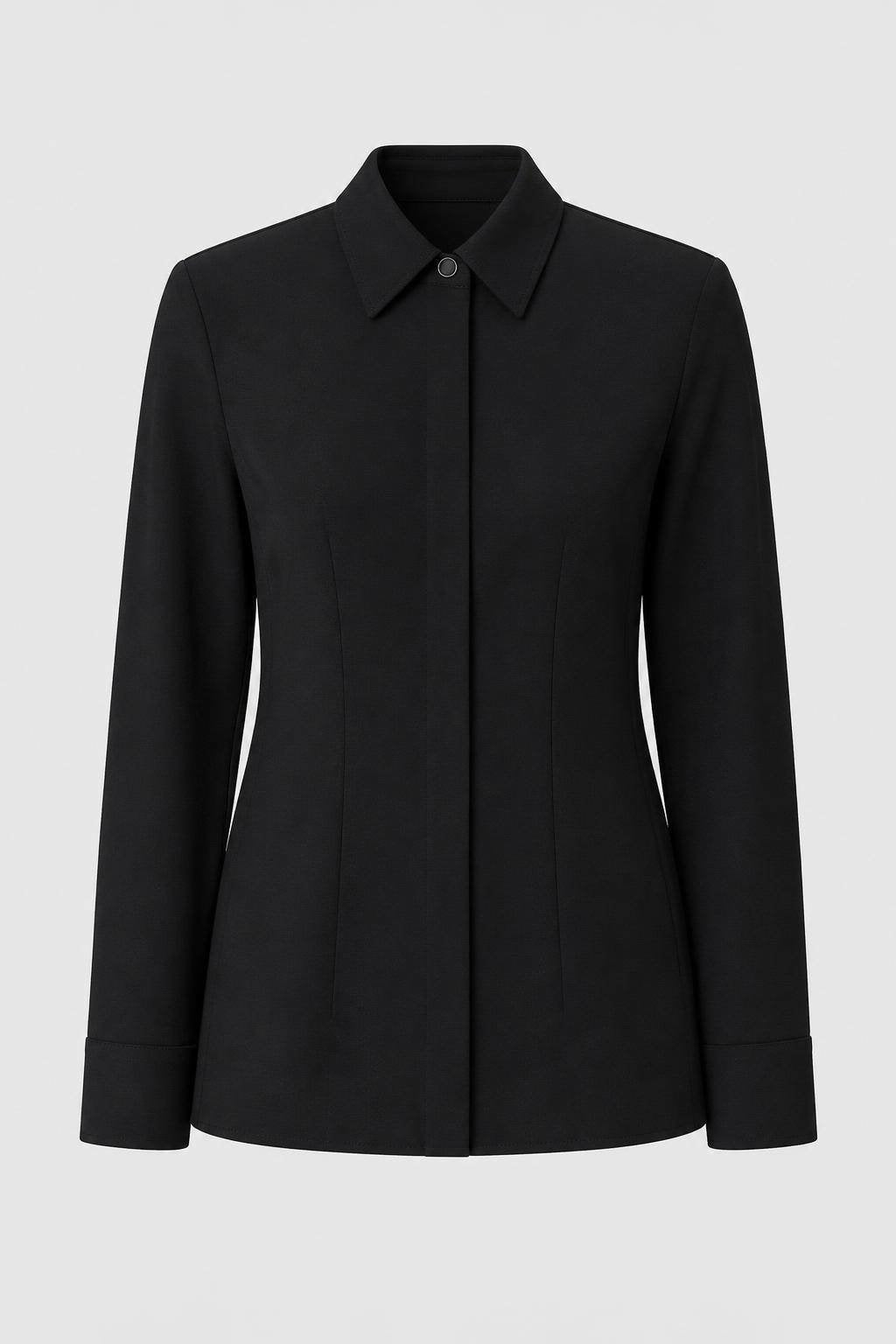 FITTED WOOL SHIRT