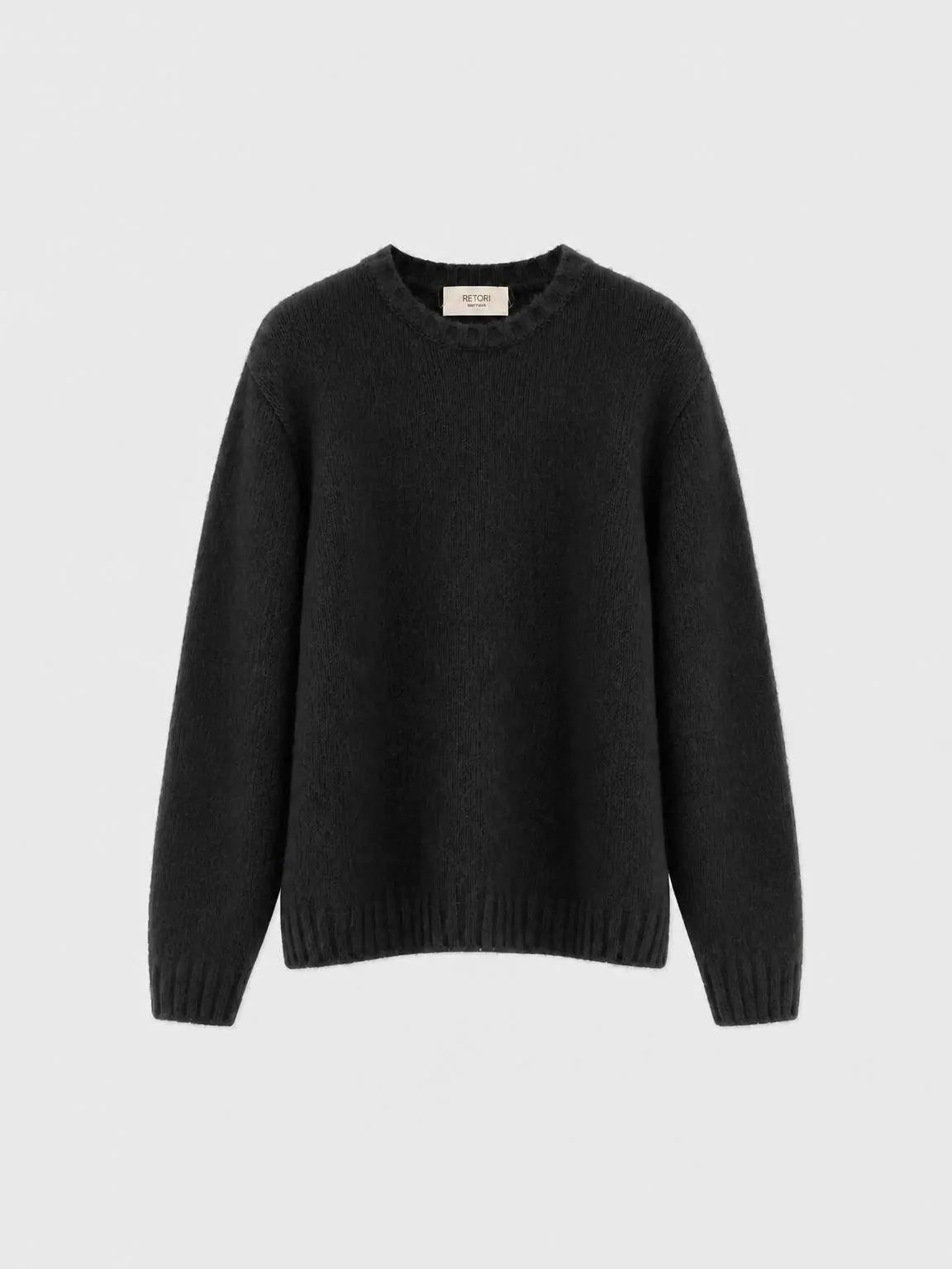 BRUSHED CASHMERE CREWNECK