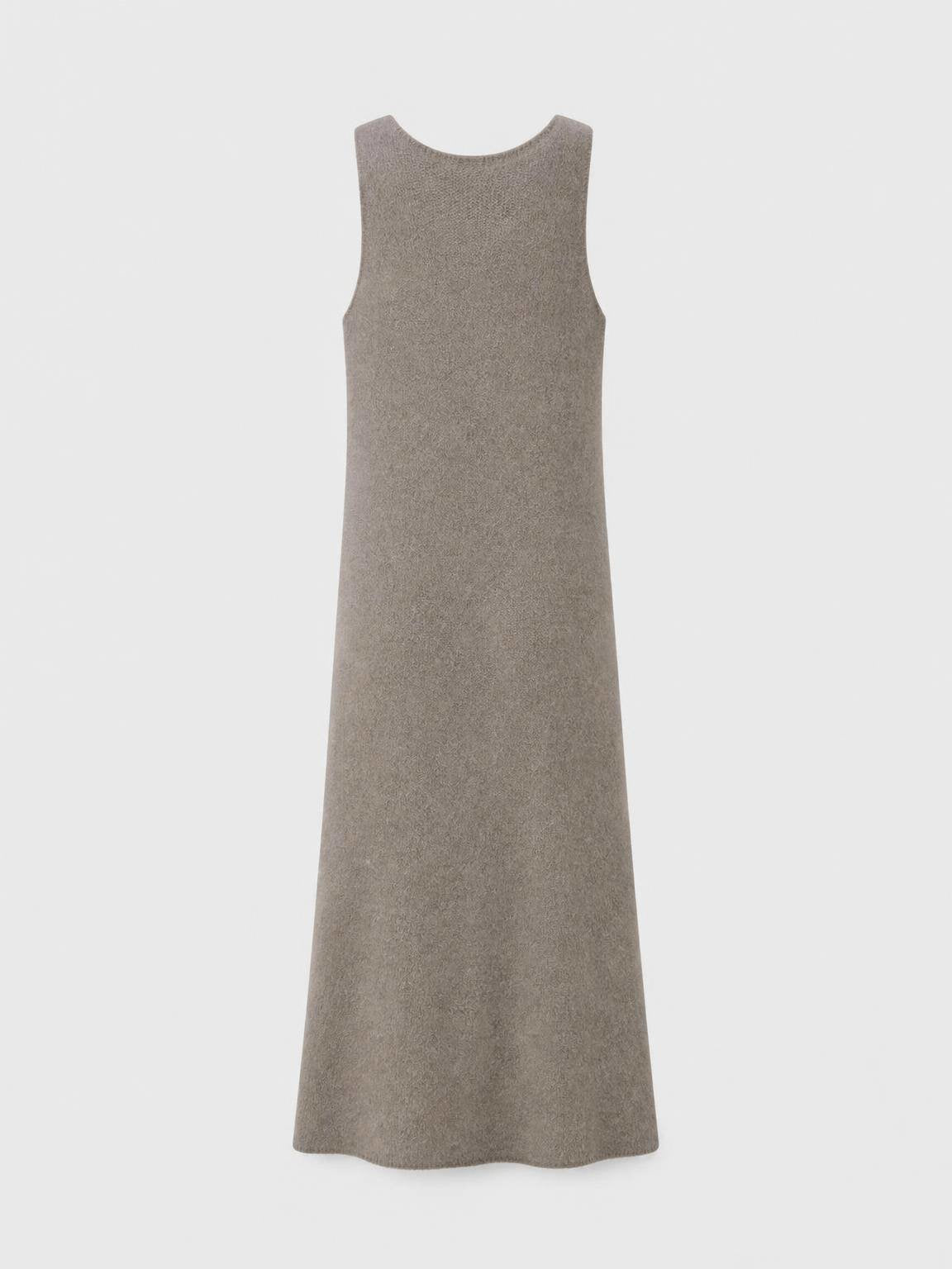 BRUSHED CASHMERE LONG DRESS