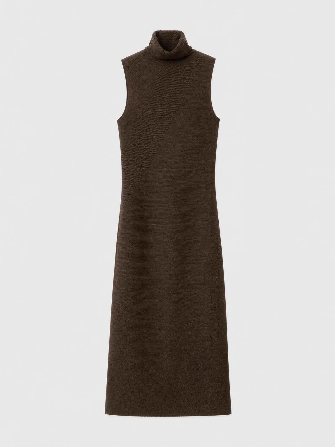 CASHMERE LONG KNIT DRESS