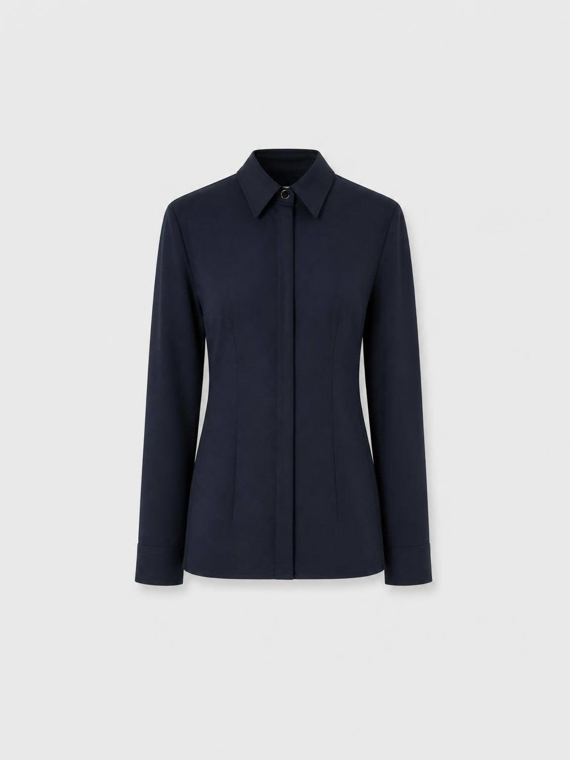 FITTED WOOL SHIRT