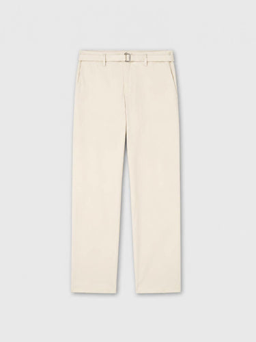 PANTALONI IN POPELINE DI COTONE ELASTICIZZATO CON RICAMO