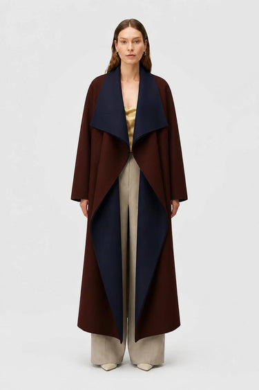 CAPPOTTO DOUBLE CON COLLO A SCIALLE
