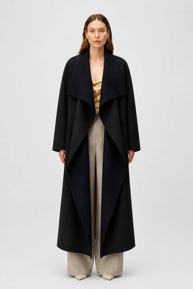 CAPPOTTO DOUBLE CON COLLO A SCIALLE
