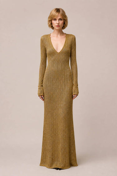ABITO IN MAGLIA JACQUARD LUREX