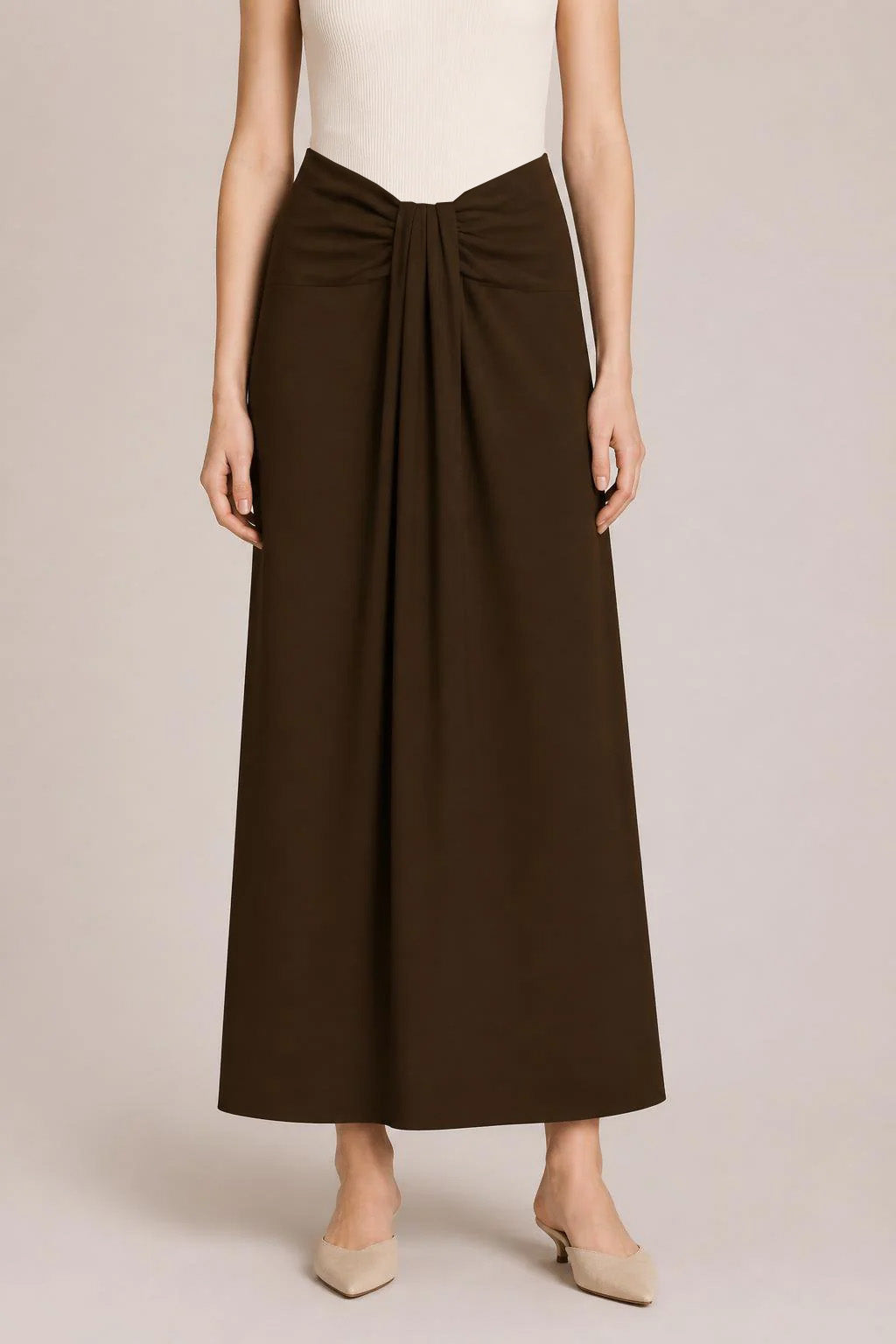 JERSEY WRAP SKIRT