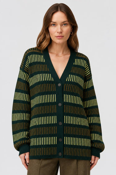 WINDOWS LONG CARDIGAN