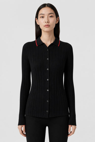 CARDIGAN A COSTE IN CASHMERE