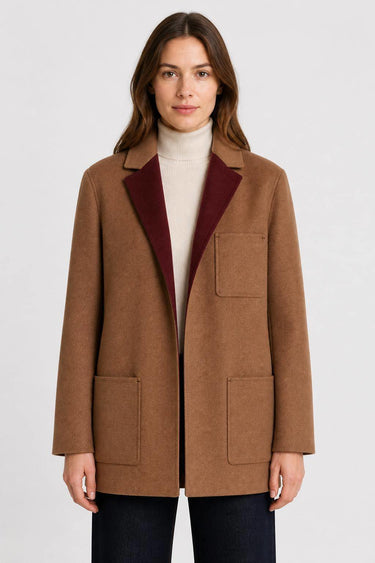 BLAZER CARDI CON DETTAGLIO SPILLA