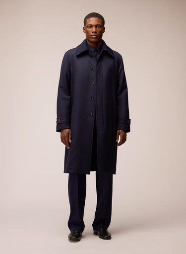 CAPPOTTO CON COLLO IN MAGLIA STACCABILE