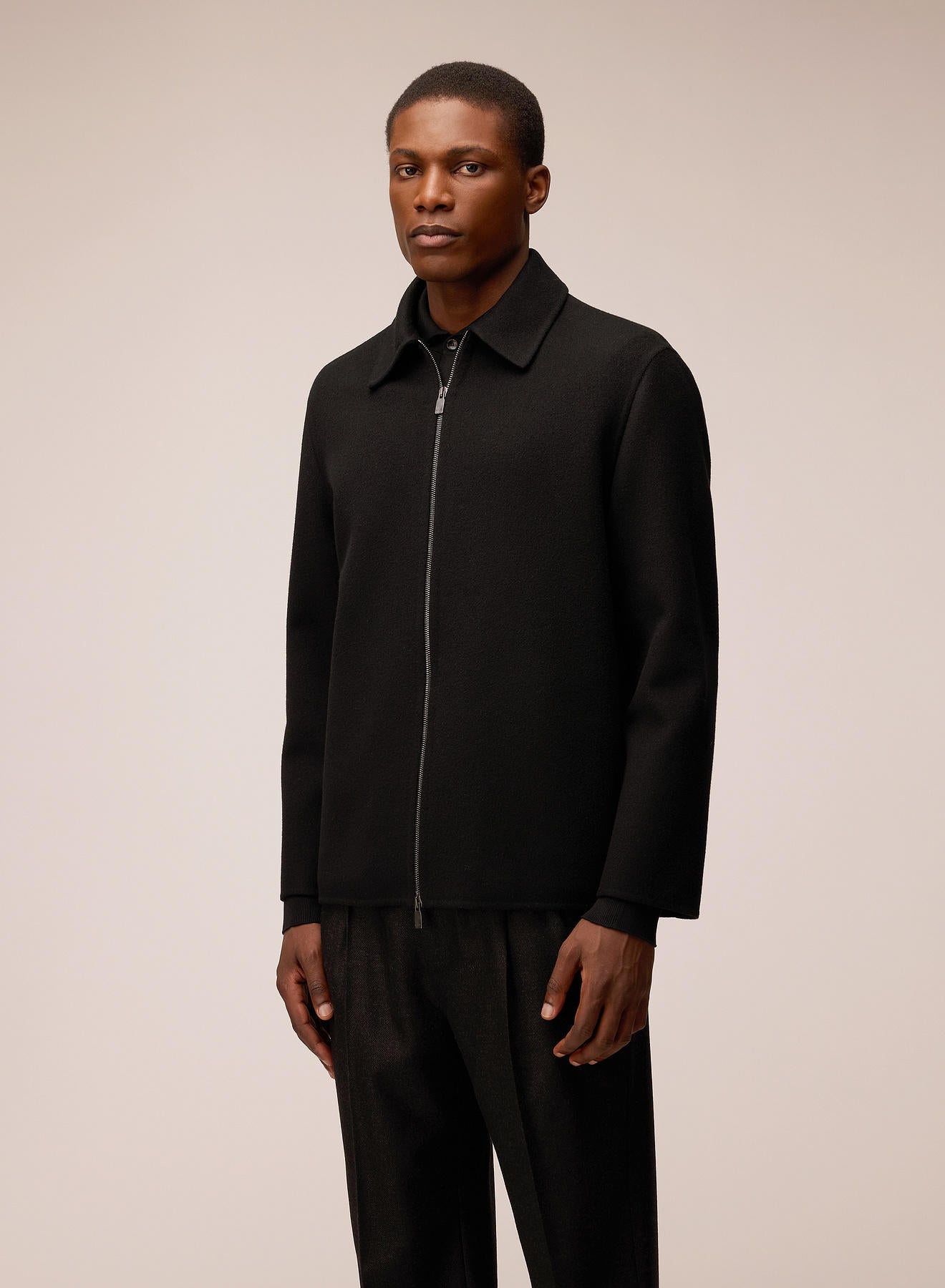 HEAVY DOUBLE ZIP UP JACKET