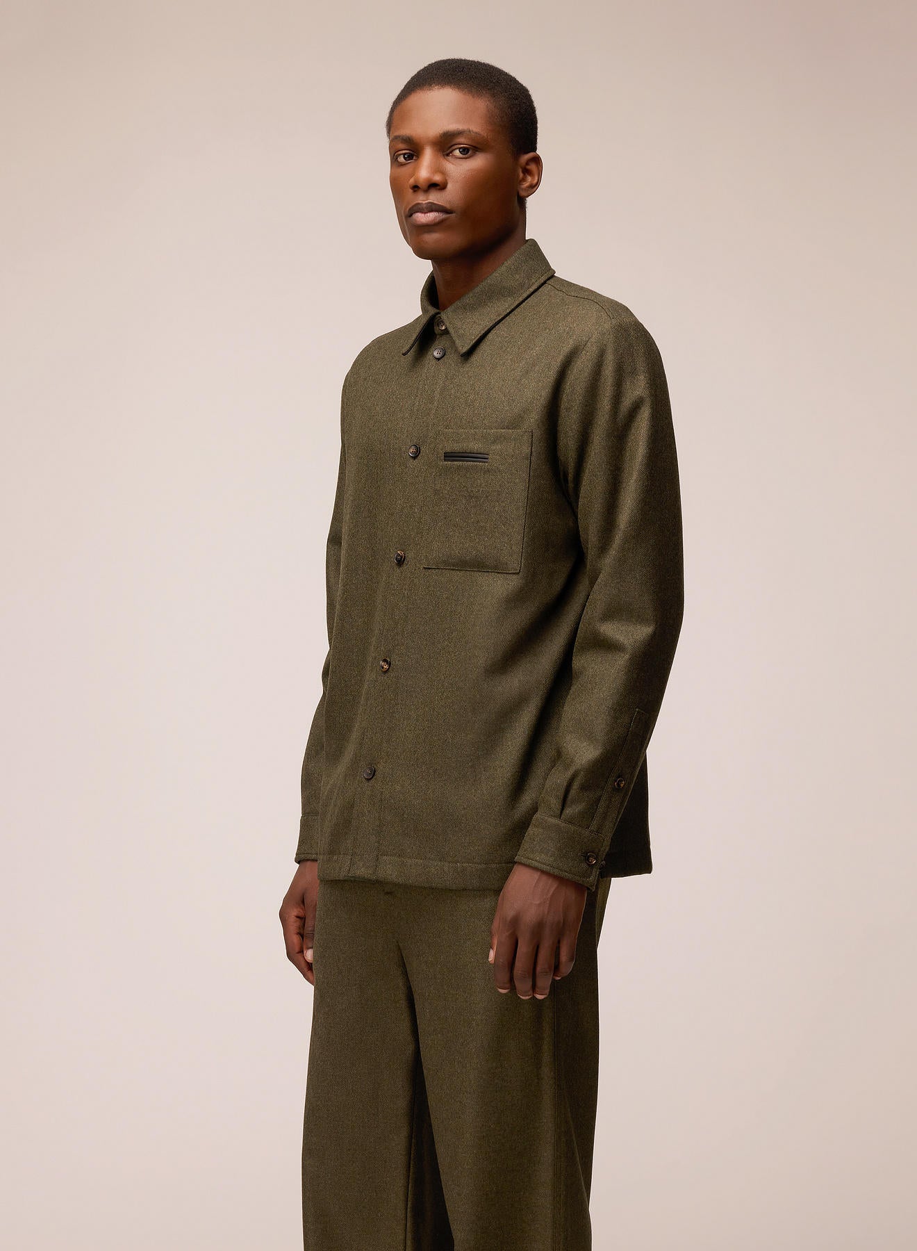 LIGHT PADDED FLANNEL OVERSHIRT