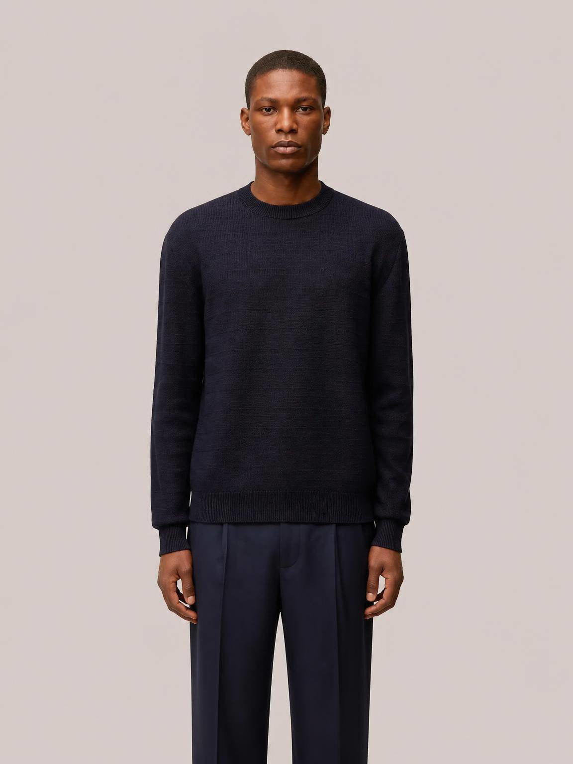 MAGLIONE A GIROCOLLO IN LANA MERINO