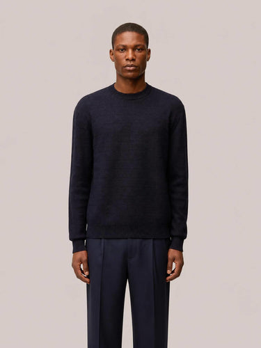 MAGLIONE A GIROCOLLO IN LANA MERINO
