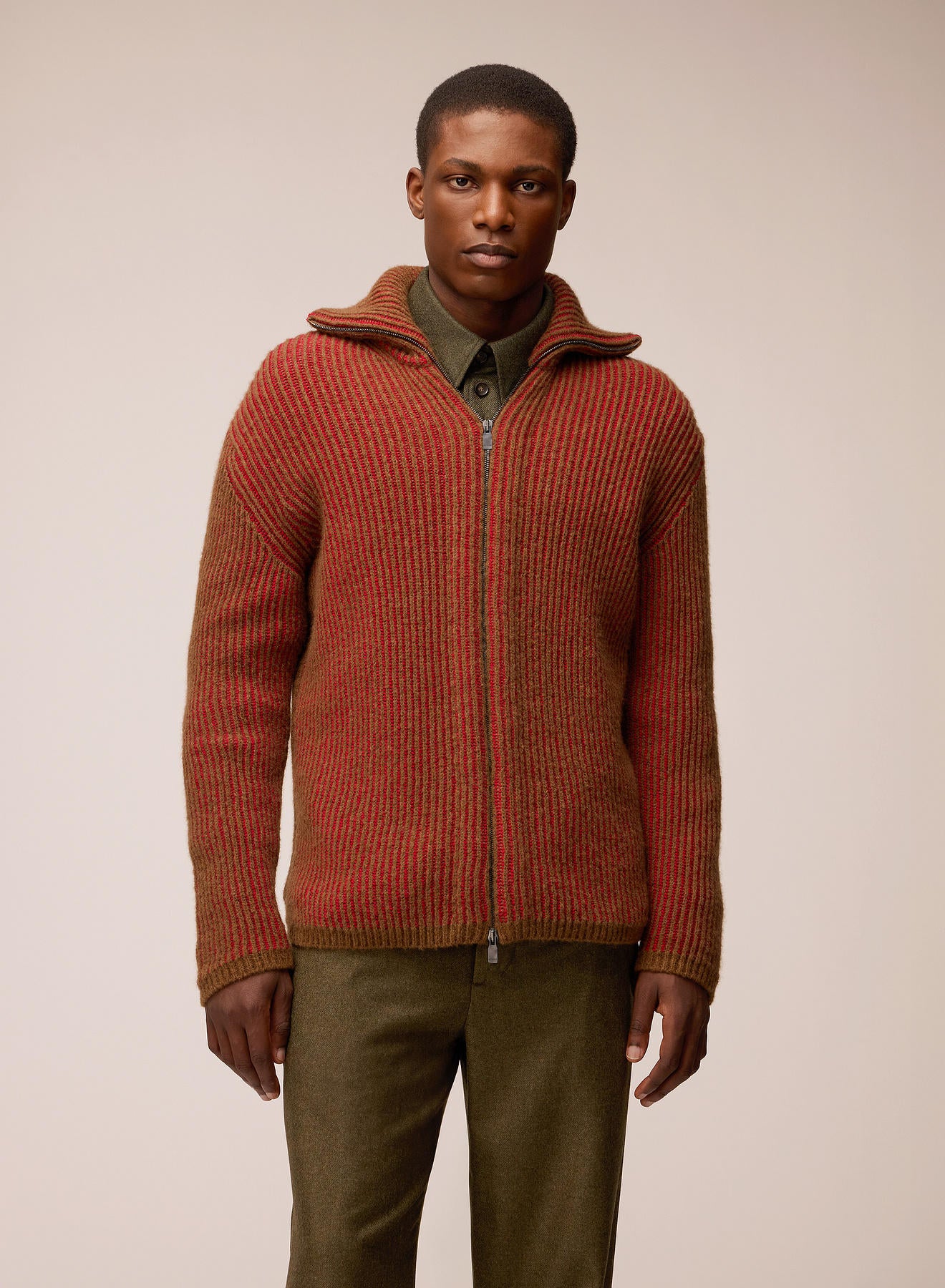 CAPOSPALLA IN MAGLIA DI CASHMERE GARZATO