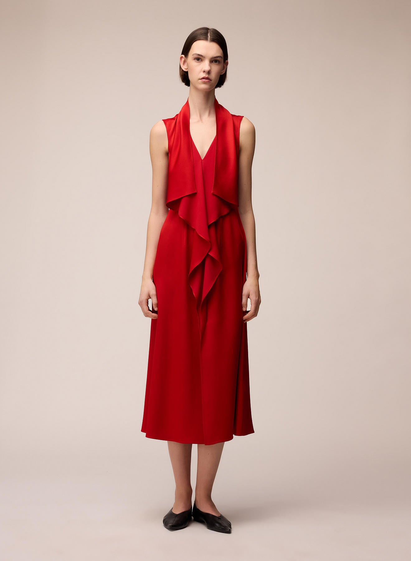 ABITO MIDI IN SATIN