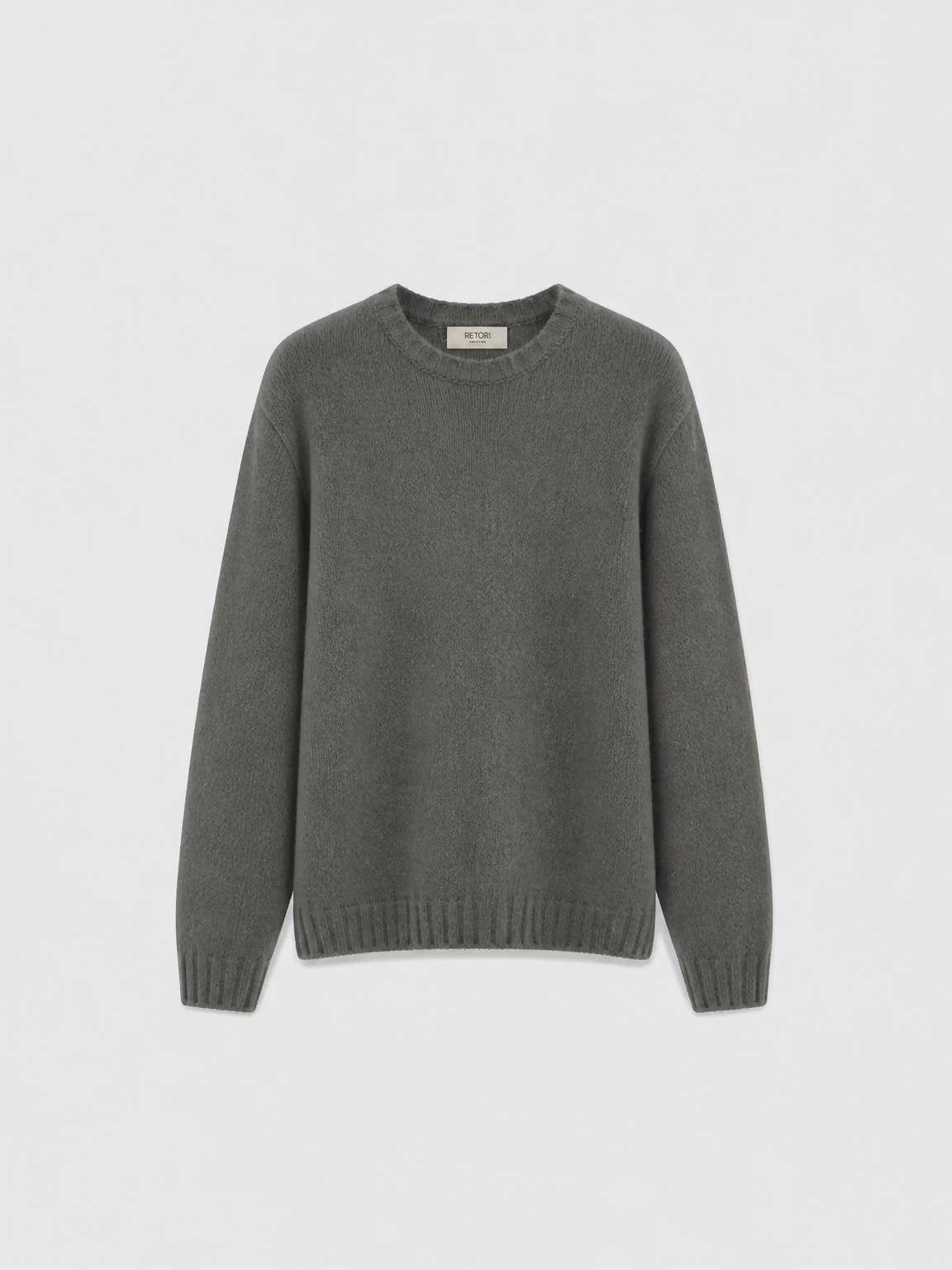 BRUSHED CASHMERE CREWNECK