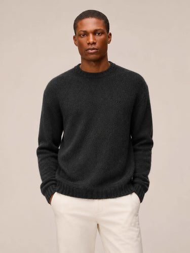 MAGLIONE A GIROCOLLO IN CASHMERE GARZATO