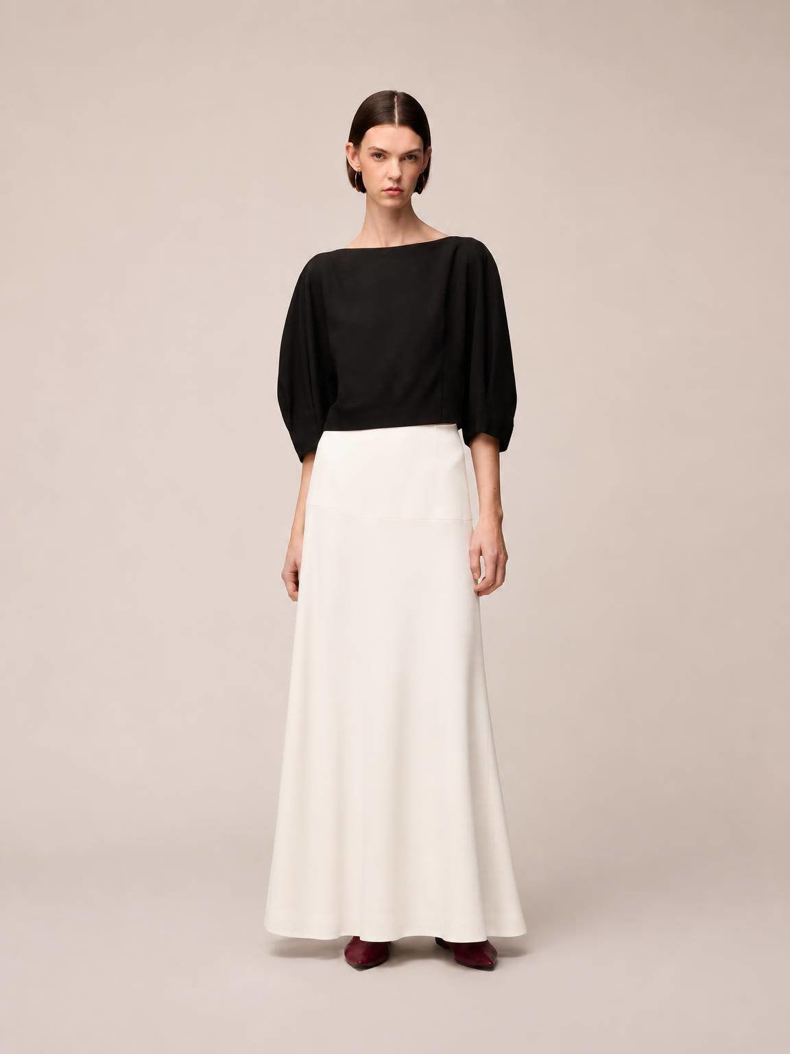 CADY HALF CIRCLE LONG SKIRT