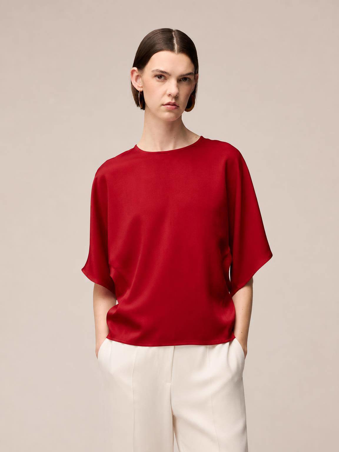 TOP IN SATIN