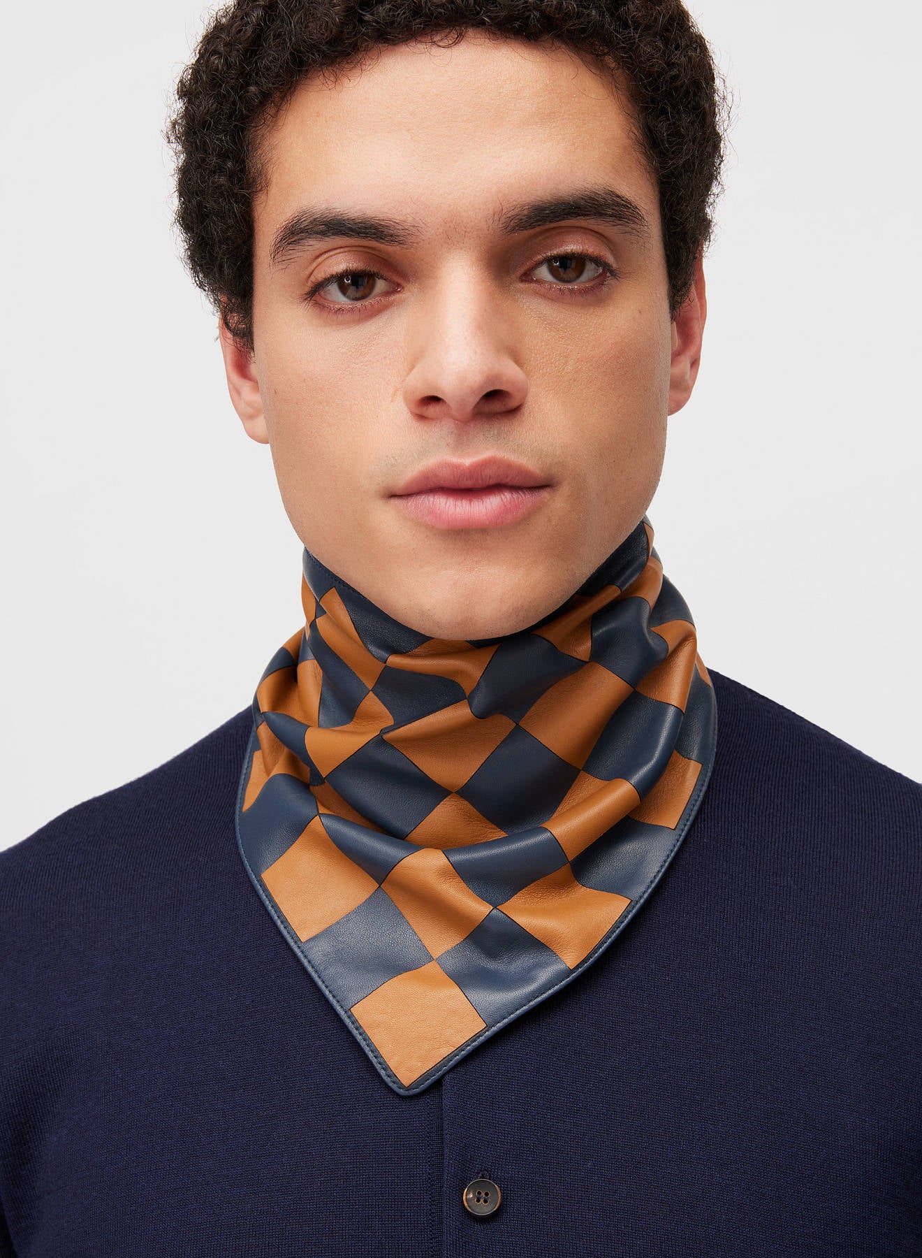 BANDANA DAMIER COLOR BLOCK