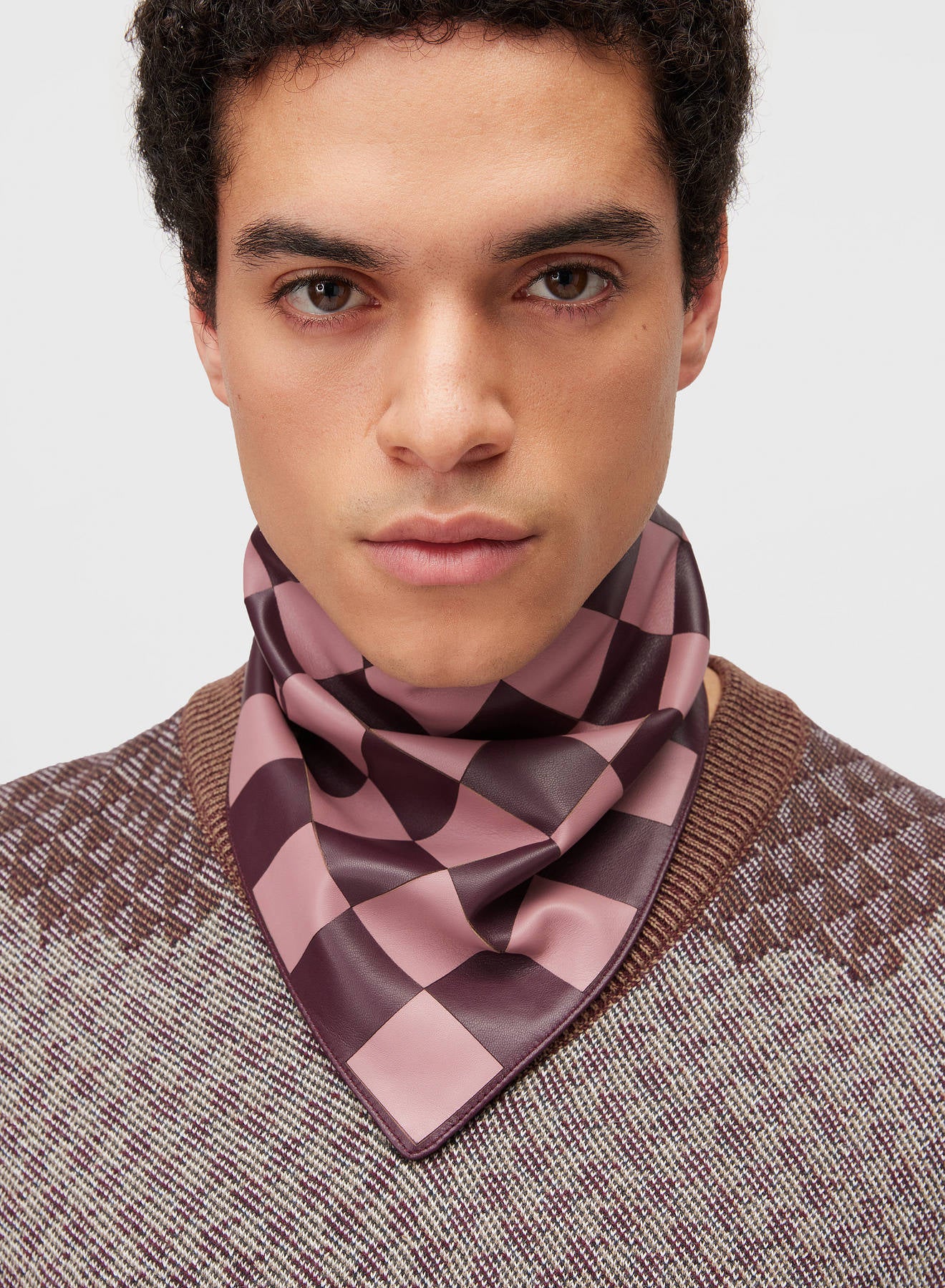 BANDANA DAMIER COLOR BLOCK