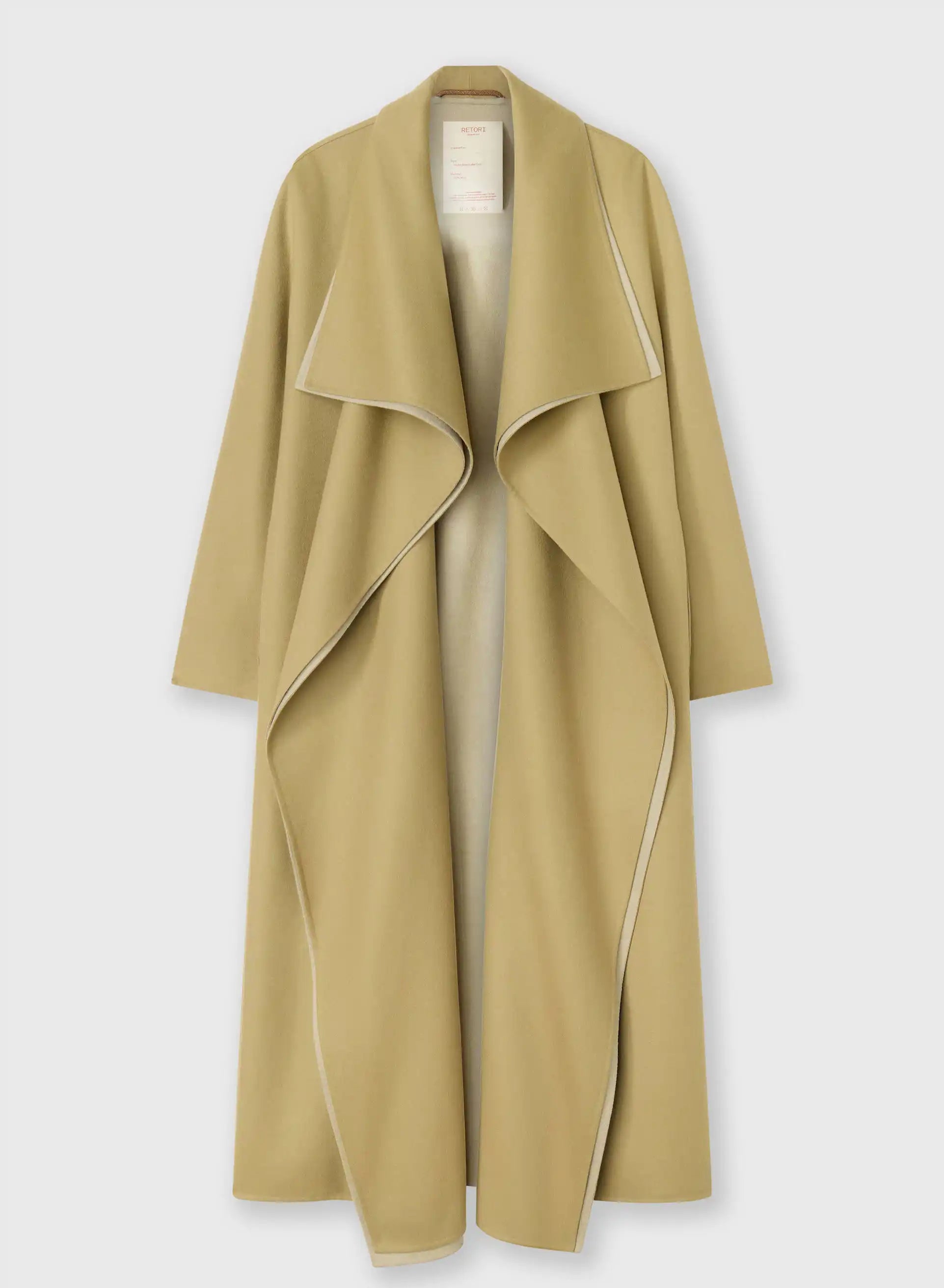 CAPPOTTO DOUBLE CON COLLO A SCIALLE