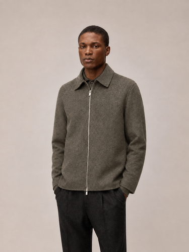 HEAVY DOUBLE ZIP UP JACKET