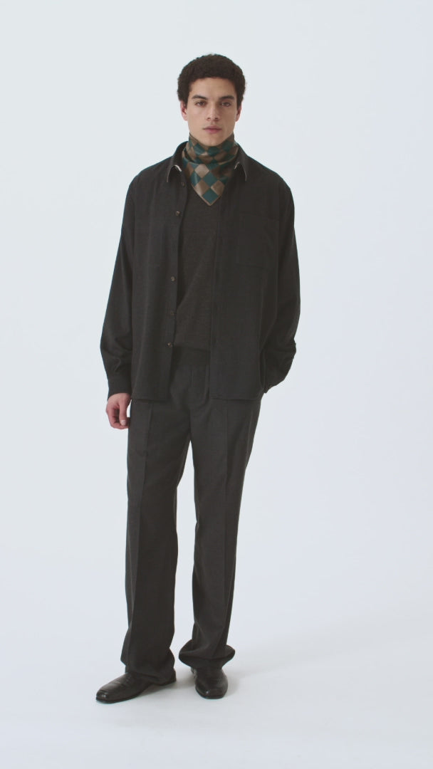 Retori Shirt Jacket Anthracite - Ready To Wear - Luxury Overshirts for Men