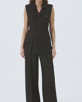 Retori Heavy Jersey Relaxed Pants Black - Ready To Wear - Luxury Trousers for Women