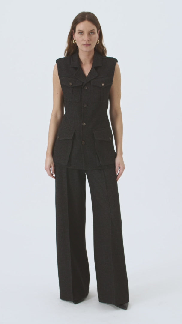 Retori Heavy Jersey Relaxed Pants Black - Ready To Wear - Luxury Trousers for Women