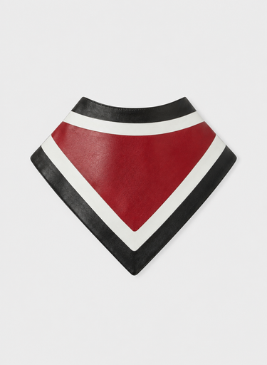 COLOR BLOCK BANDANA SCARF